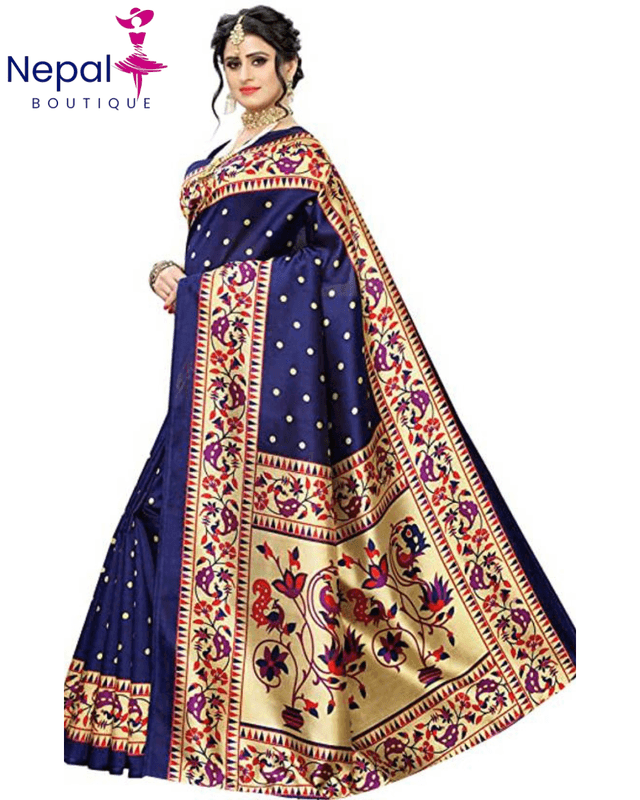 Latest Printed Bollywood Art Silk Saree with Blouse Material for women free size | Trendy Party & Festive Wear | Traditional Ethnic Fashion | Buy Online