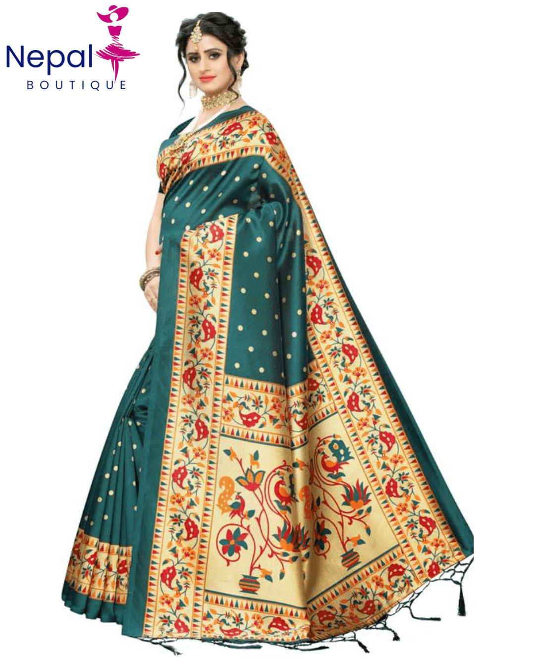 Latest Printed Bollywood Art Silk Saree with Blouse Material for women free size | Trendy Party & Festive Wear | Traditional Ethnic Fashion | Buy Online