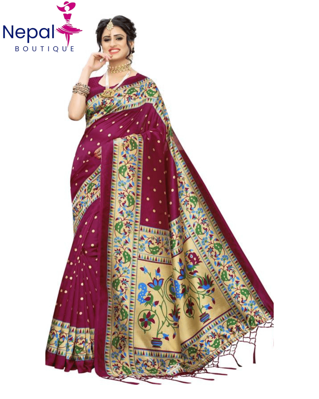 Latest Printed Bollywood Art Silk Saree with Blouse Material for women free size | Trendy Party & Festive Wear | Traditional Ethnic Fashion | Buy Online