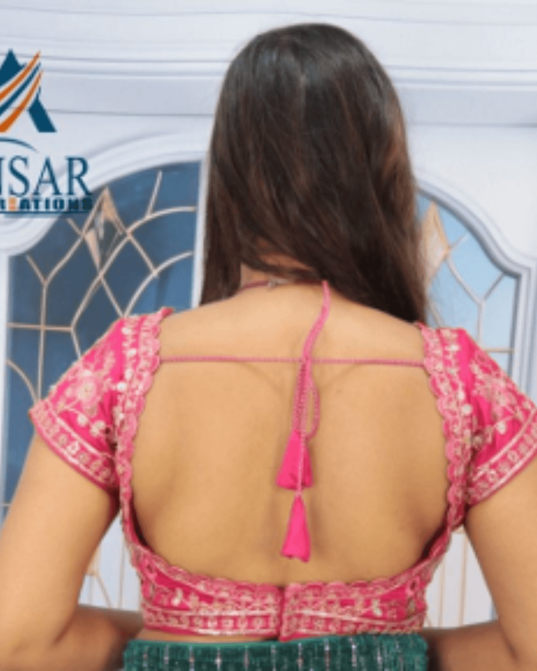 Readymade fashionable sweetheart neck women Blouse Pink Color | Trendy Party & Festive Wear | Traditional Ethnic Fashion | Buy Online 1