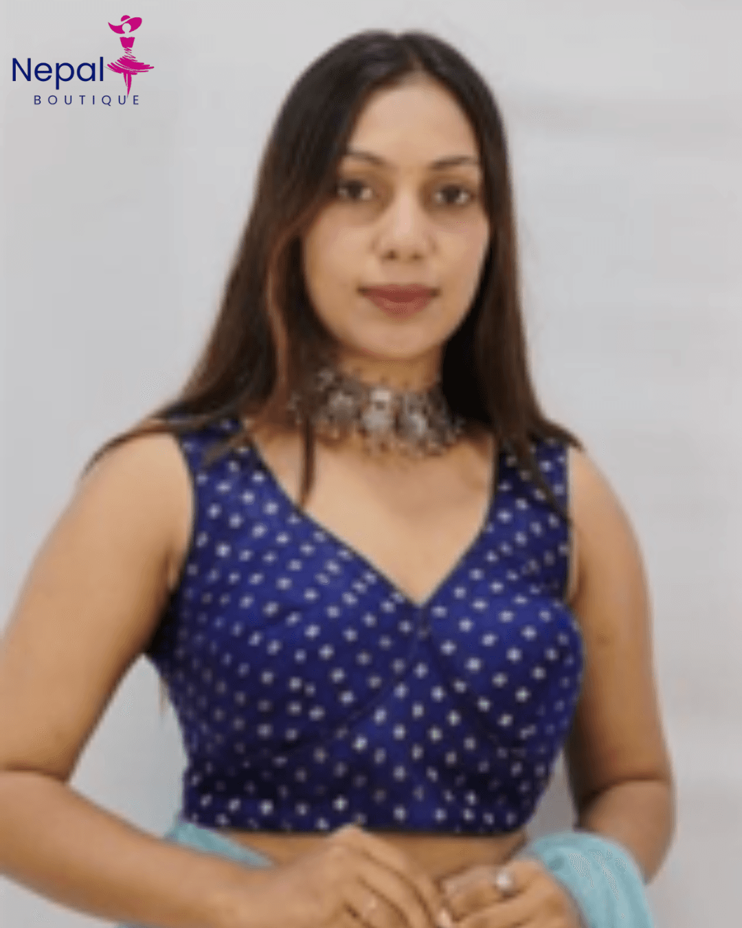 Readymade fashionable sweetheart neck women Blouse Blue Color | Trendy Party & Festive Wear | Traditional Ethnic Fashion | Buy Online