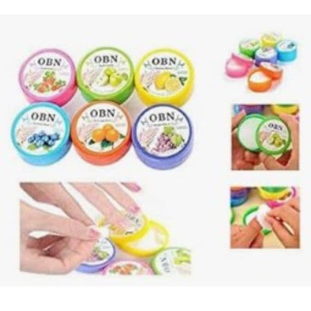 OBN Nail polish remover 24 wipes (pack of 6) 1