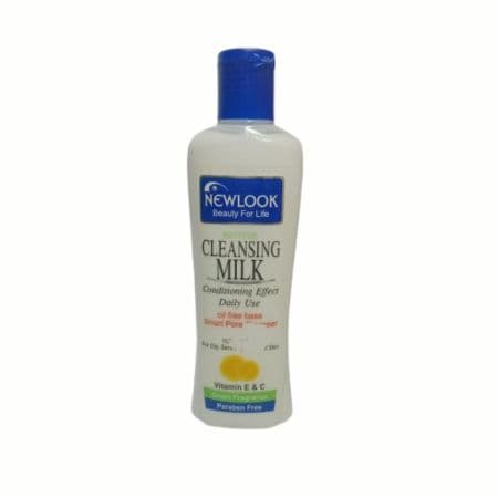 Newlook cleaing milk 120 ml, with Vitamin C and E, for all skin types