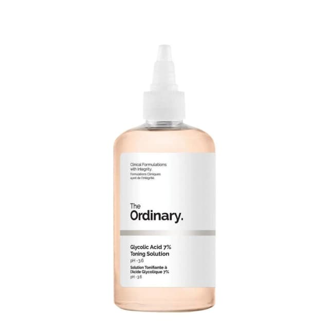 Ordinary Glycolic Acid 7% Toning Solution PH 3.6 240ml for Exfoliating, Brightening, Acne Control, Dark Spot Reduction, and Skincare - Buy Authentic Toner for Oily, Combination, and Normal