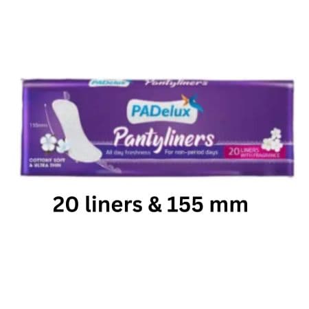 PaDelux Panty Liners 20 pcs- 155 mm, for non periods day, all day freshness 1