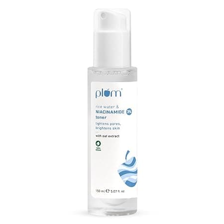 Plum 3% Niacinamide & Rice Water Face Toner with Rice Ferment Extract - 150ml