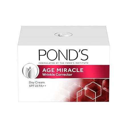 Ponds Age Miracle Wrinkle Corrector 100 g, Day Cream SPF 18 PA +++ for Anti- Aging