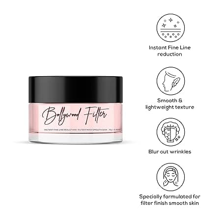 RENEE Bollywood Filter Face Primer 15gm, Best Flawless & Smooth Skin, Blurs Fine Lines, Wrinkles & Pores Instantly, Hydrating, Lightweight & Non-sticky,  Cruelty-free 3