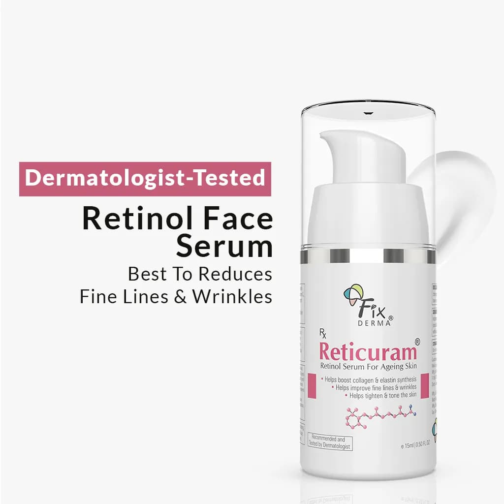 Fixderma Reticuram Serum - Retinol Serum - For Ageing Skin - 15ml