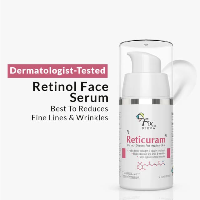 Fixderma Reticuram Serum - Retinol Serum - For Ageing Skin - 15ml