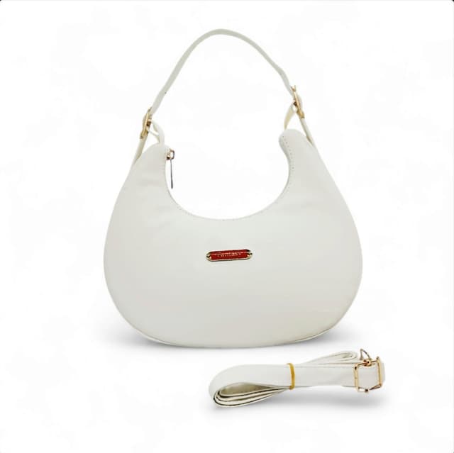 Stylish Moon Bag For Women Crescent Shoulder Bag With Extra Strap Fashion Crossbody Handbag
