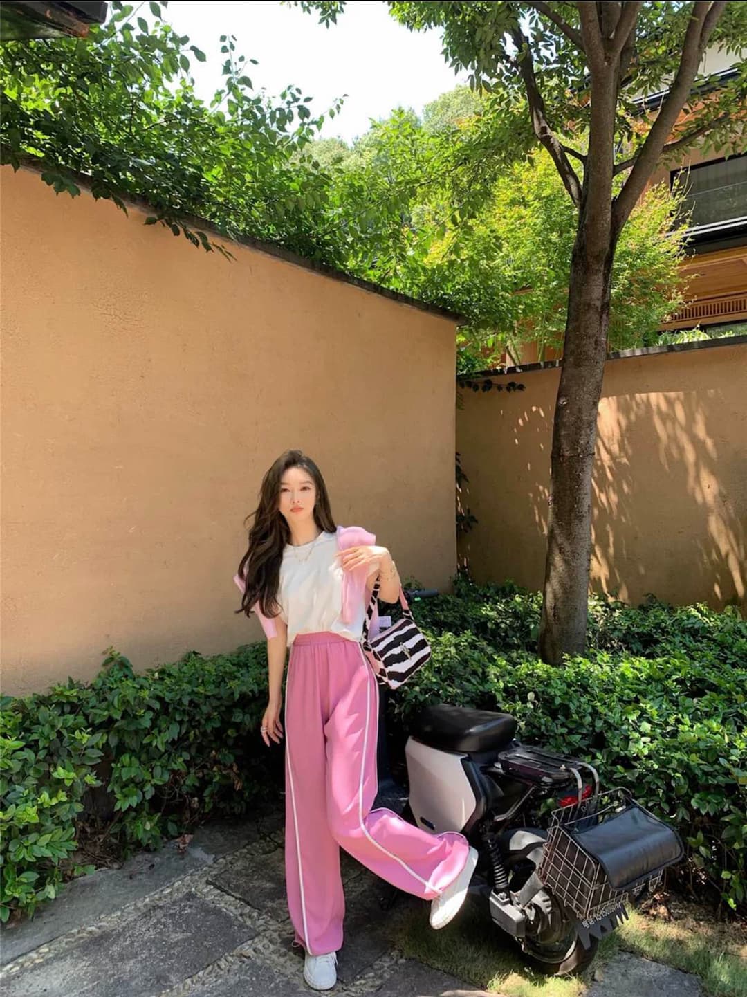 New Summer Side Stripe Baggy Trauser For Women