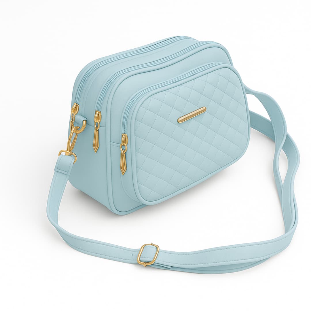 Premium Quilted Crossbody Bag for Women | Elegant Design in Multiple Nilo- Akasi Colors