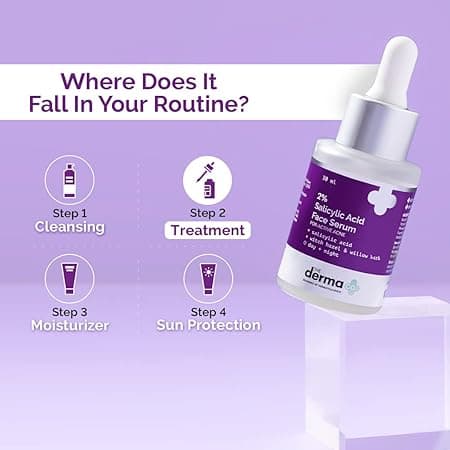 The Derma Co. 2% Salicylic Acid Serum for Face for Active Acne with Witch Hazel - 30 ml 3