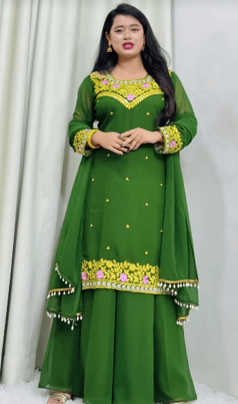 sharara set three piece