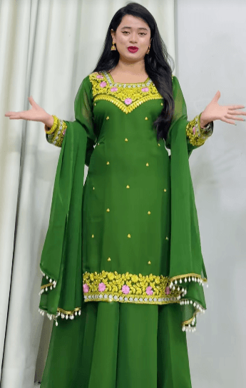 sharara set three piece 2