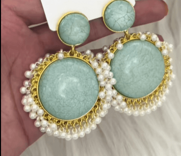 HIGHSPARK 925 Silver Solitaire Pearl Earrings