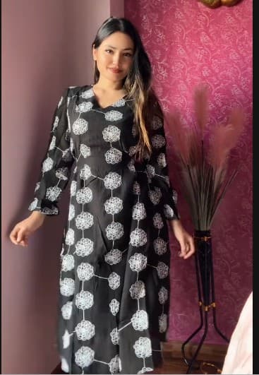 Midi skirt dresses for women Polka dots  1