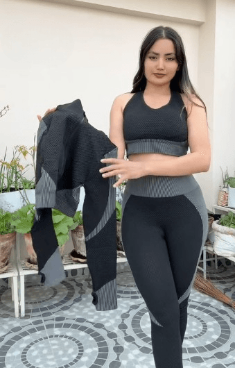 3 Pcs gYM Sets workout Wear for ladies and Womens