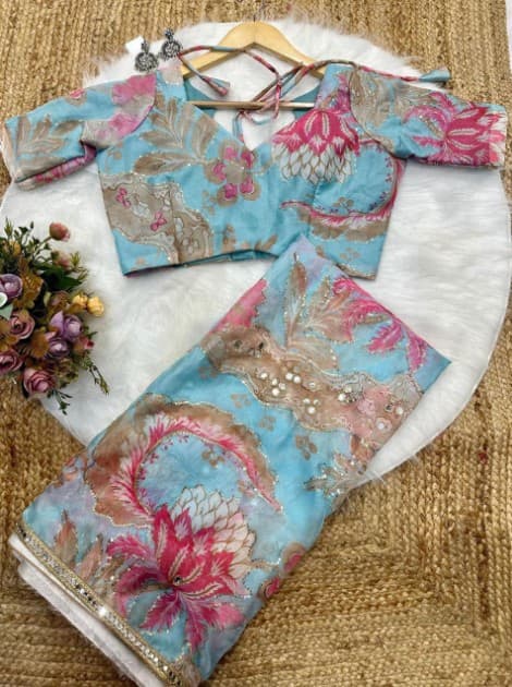 Samridhi Collection elagant saree for wedding and party wear 6