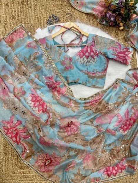 Samridhi Collection elagant saree for wedding and party wear 4