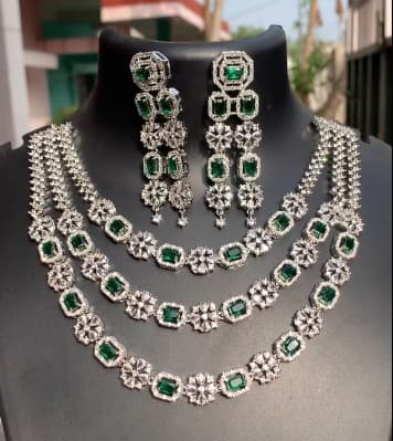 Three Layer Ad set High Quality Necklace