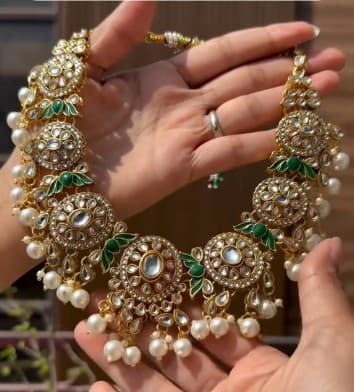 Necklace set Earring, maagtika Sets