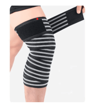 Knee Wraps Pair for Squats, Gym, Powerlifting, Weightlifting for Men & Women 1Pair 2