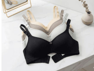 Ladies Bra Push up Bra Girls No Steel Ring Bra Anti-sagging Cotton Underwear 1