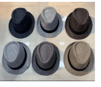 1Pcs Unisex Hat Men Women Fedora Trilby Wide Brim Straw Cap Beach Sun Gentleman Adlut 1