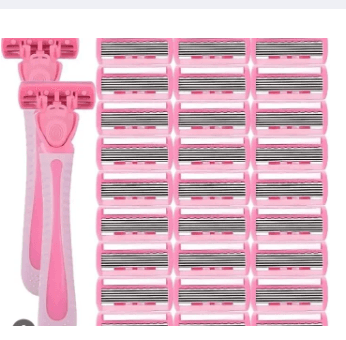 WETELL 3 Women’s Disposable Razors – Triple Blade Shaving Razor 31 Refill Cartridges.
