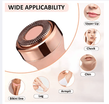 BLAWLESS Rechargeable 2 in 1 Eyebrow Trimmer and Facial Hair remover Trimmer Shaver For Ladies / Women 1