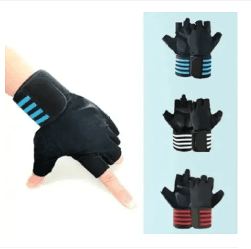 Leg Sleeve 1 PC Knee Pad With Gloves Bandage Compression Braces 170cm Sports Knee Wraps Straps for Gym Workout Weightlifting Fitness 1