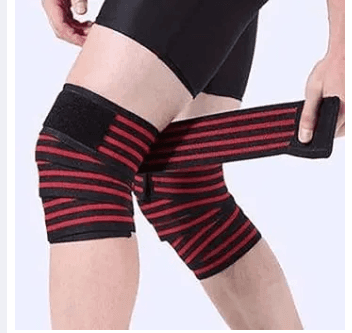 Leg Sleeve 1 PC Knee Pad With Gloves Bandage Compression Braces 170cm Sports Knee Wraps Straps for Gym Workout Weightlifting Fitness 2