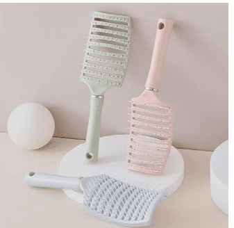 Vented Detangling Hair Brush Compact Curly Hair Brush for Travel Salon Women 1Pcs 1