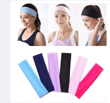 3Pcs Soft Stretchable Wide Strap Headband For School Girls 1