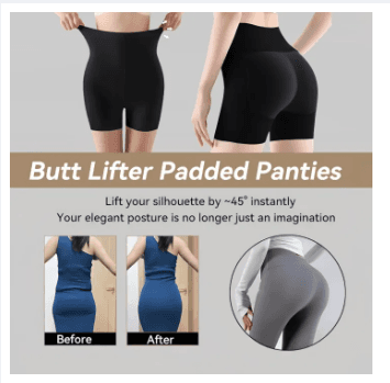 Seamless Shapewear Butt Lifter Padded Tummy Control Panties Body Shaper Brief 2