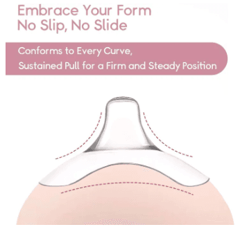 Silicone Nipple Shield for Baby 2 Pcs Pack Anti-colic Soothing Breastfeeding Nipple Cover 1