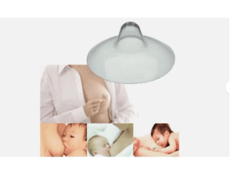 Silicone Nipple Shield for Baby 2 Pcs Pack Anti-colic Soothing Breastfeeding Nipple Cover
