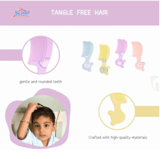 Brush Comb Cute Boy Girl Kids Gentle Soft Hair Brush Comb 1Pcs 1