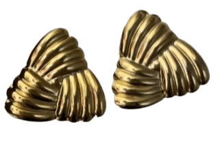 Pearls Layer Yellow Gold Drop Earring For Women