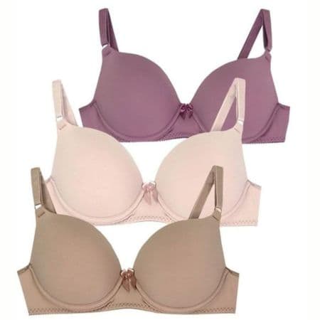 Seamless Soft Comfort Padded Pushup Bra for Women's and Girls ( pack 2) 2