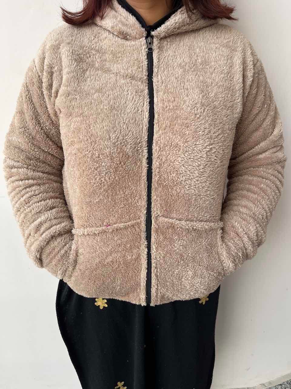 Sherpa Hoodie Winter Fur Jacket for Women 2