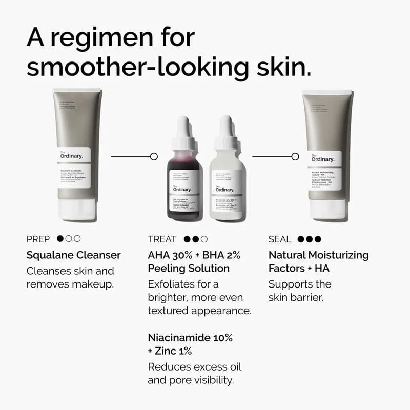 The Ordinary AHA 30% + BHA 2% Peeling Solution For Glowing Skin 4