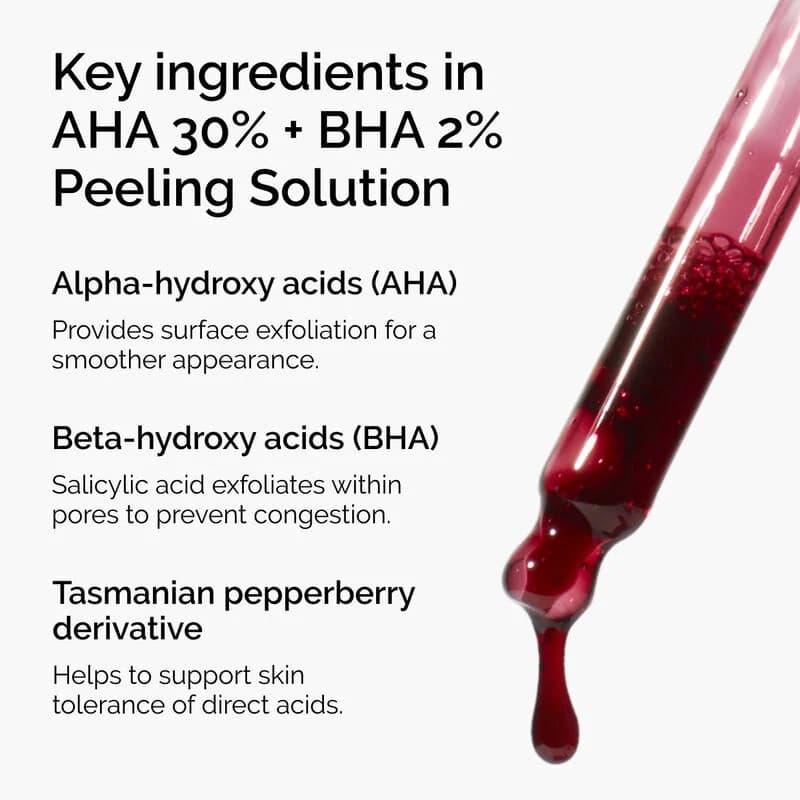 The Ordinary AHA 30% + BHA 2% Peeling Solution For Glowing Skin 1