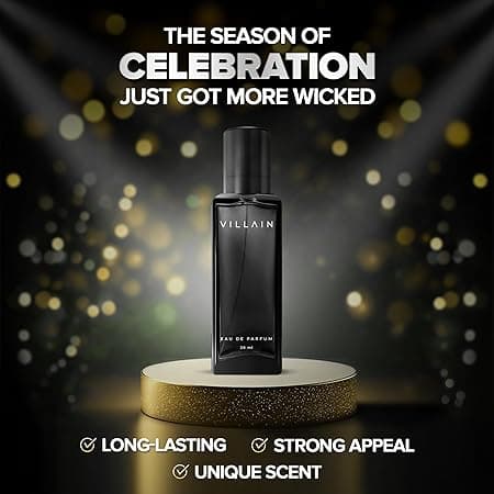 Villain Perfume For Men 20 Ml, Eau De Parfum, Long Lasting Fragrance Spray - Woody and Spicy 2