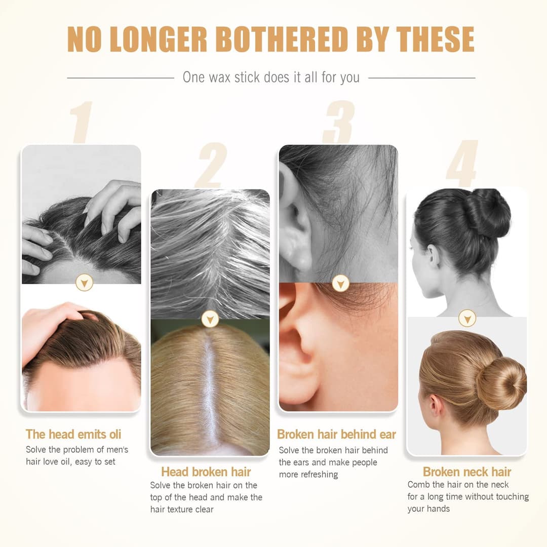 IKT Hair Wax Stick For Women Hair Styling , Wax Stick For Hair 75 GM 2