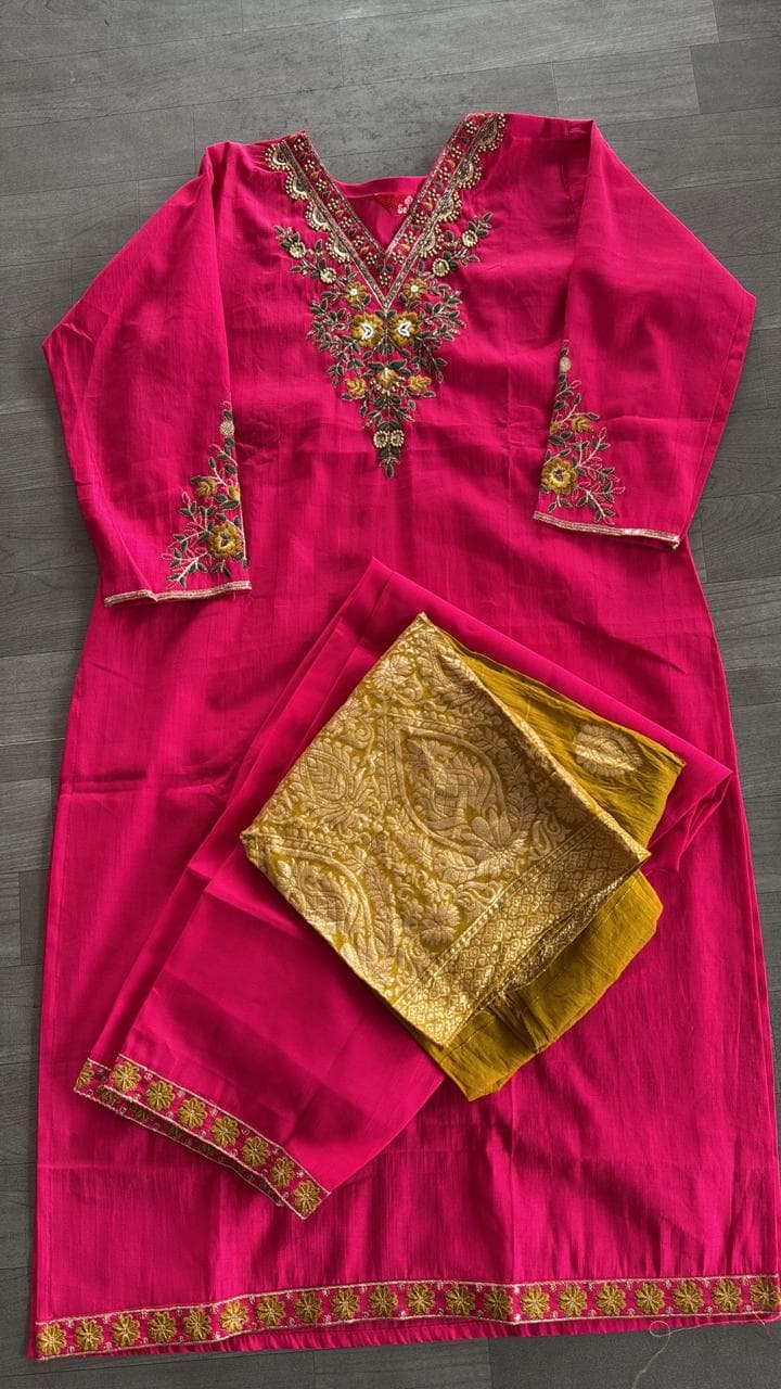 cotton kurti set