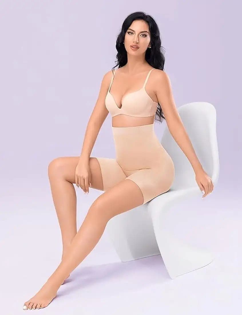 Women's High Waist Shapermint Shapewear Shaper Shorts Slim Elastic Body Shaper