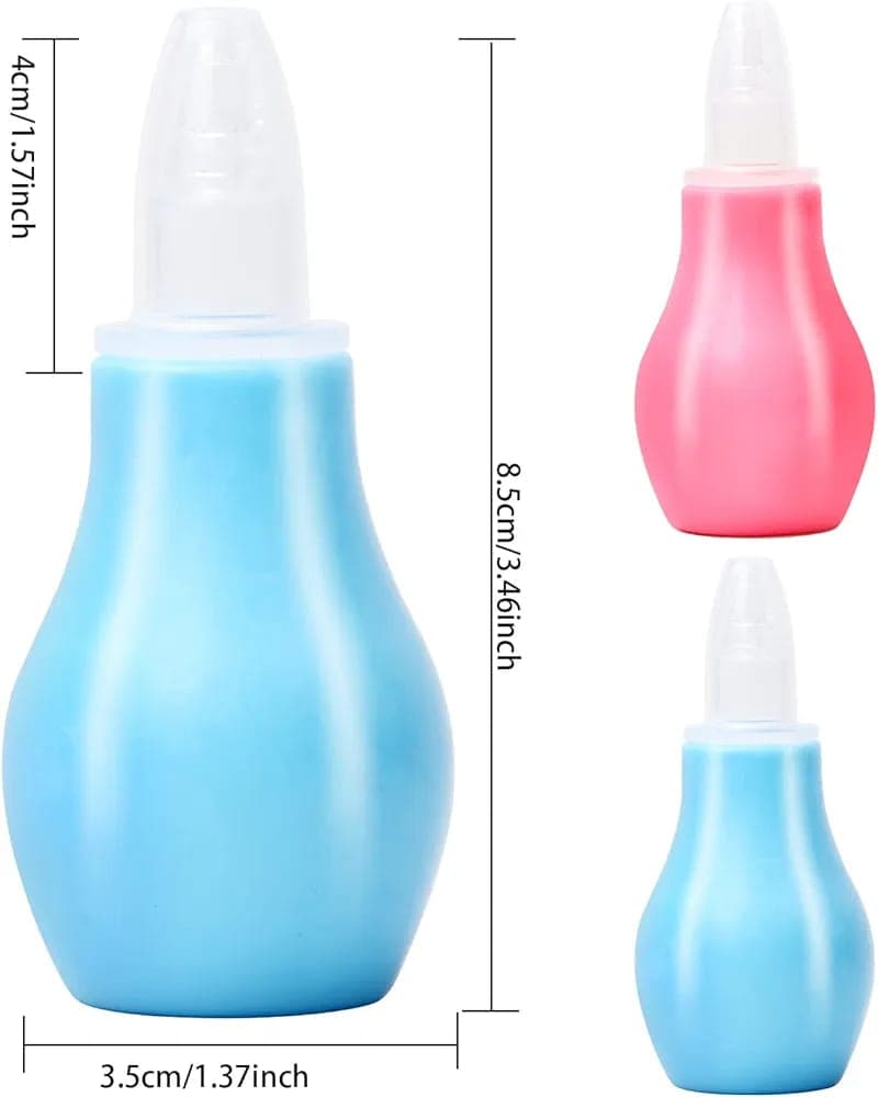 Baby Nose Cleaner, Newborn Baby Silicone Baby Nasal Aspirator - Nasal